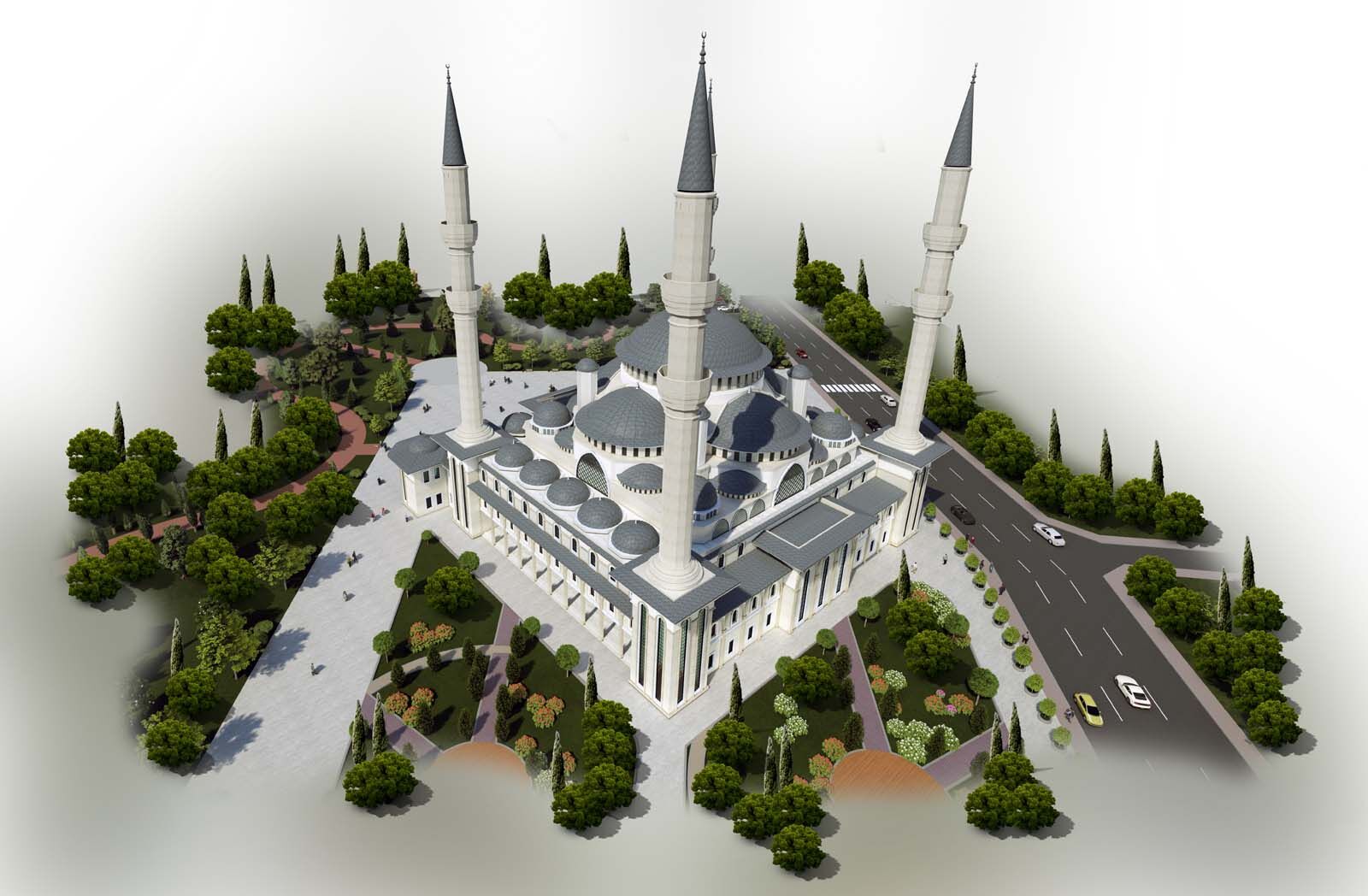 Bafra Millet Camii İnşaatında Hummalı Çalışma (4)