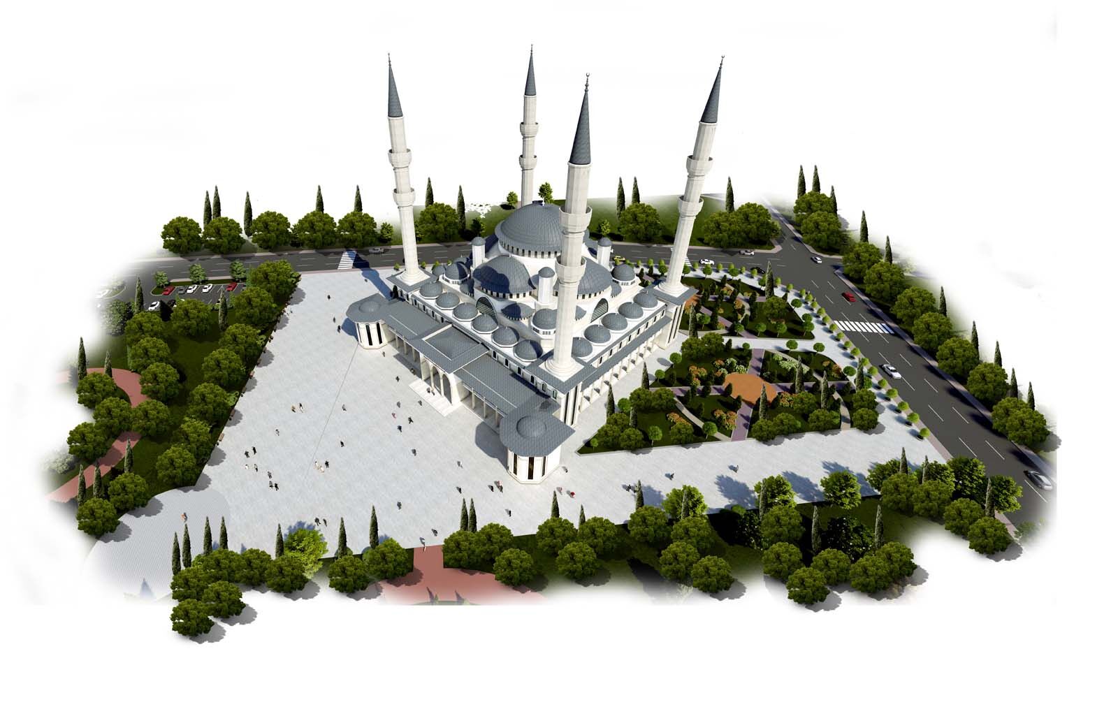 Bafra Millet Camii İnşaatında Hummalı Çalışma (5)