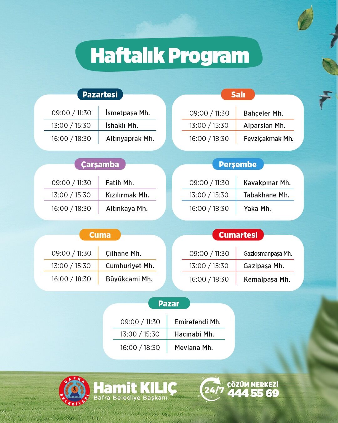 Bafra’da Kartlı Mobil Atık Getirme Aracı Hizmete (3)