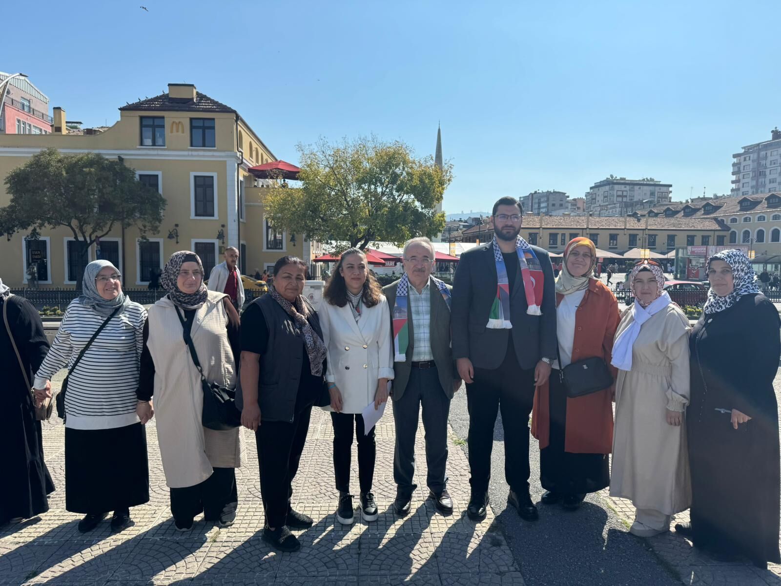 Samsun'da Gazze İçin Sessiz Çığlık Kadınlardan Vicdan Ve Dua Zinciri (4)