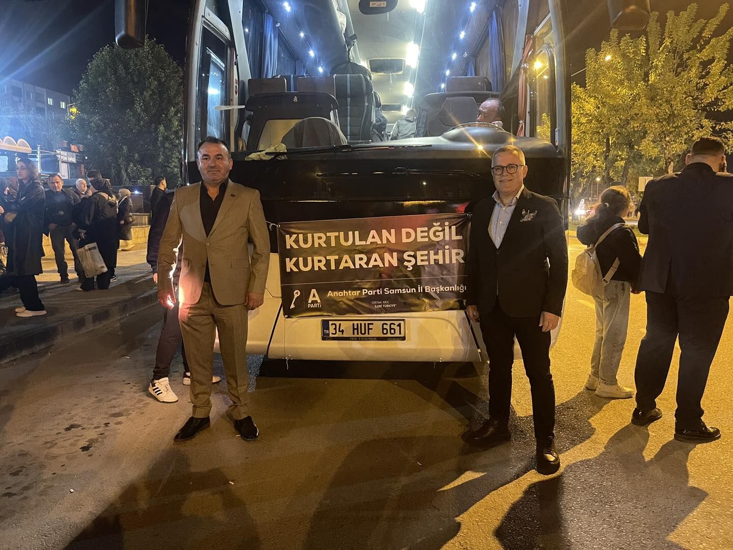 Anahtar Parti Bafra Ve Yakakent Teşkilatları Kongre İçin Ankara’ya Yolunda (1)