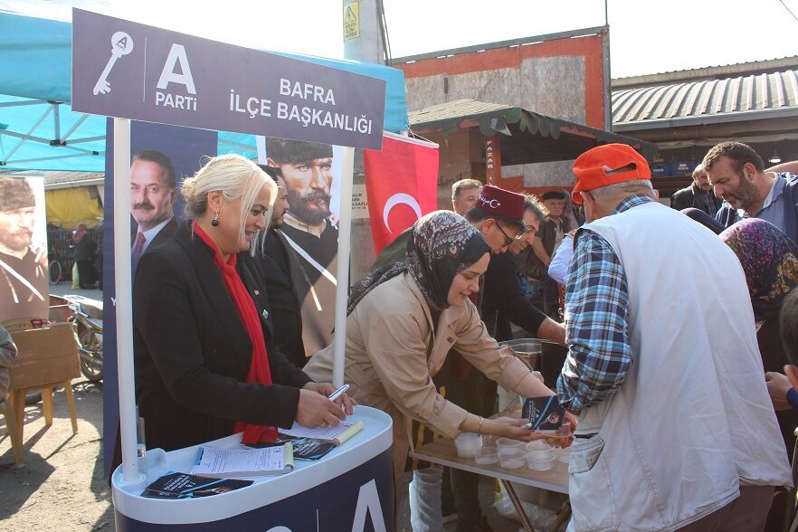 Bafra Anahtar Parti “10 Kasım’da Atatürk Ve Şehitler İçin Lokma Dağıttı” (4)