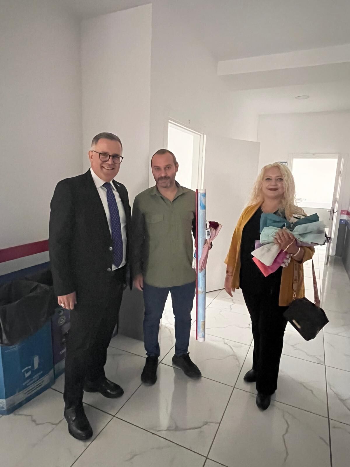 Bafra Anahtar Parti̇’den Öğretmenler Günü Zi̇yareti̇ (8)