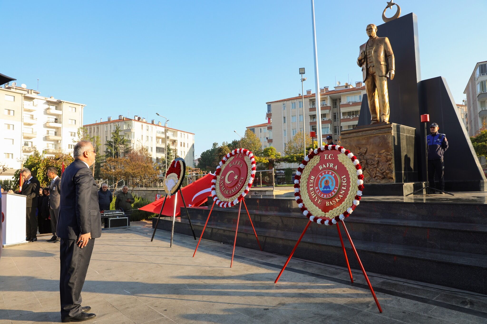 Bafra’da 10 Kasım Atatürk'ü Anma Programı Düzenlendi (2)