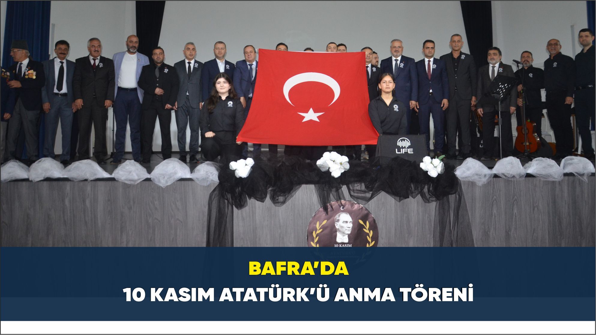 Bafra’da 10 Kasım Atatürk’ü Anma Töreni (1)