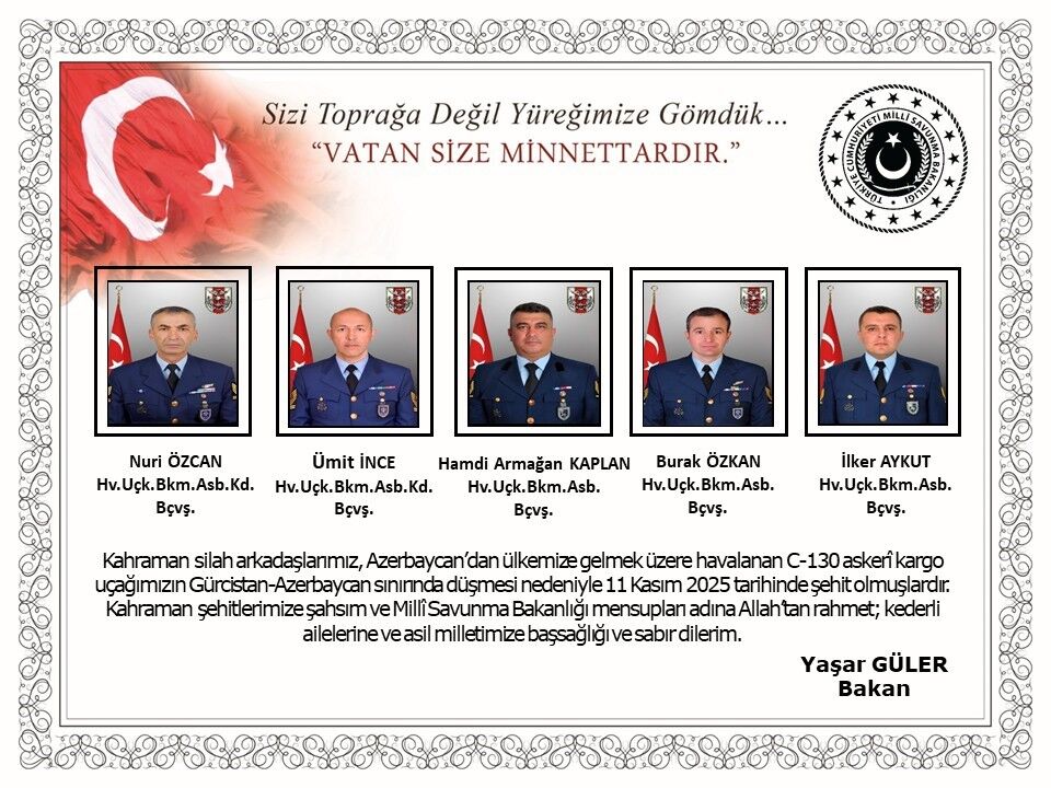 Msb 20 Askerin Şehit Olduğunu Açıkladı (3)