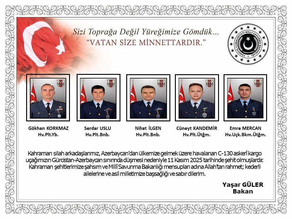 Msb 20 Askerin Şehit Olduğunu Açıkladı (4)