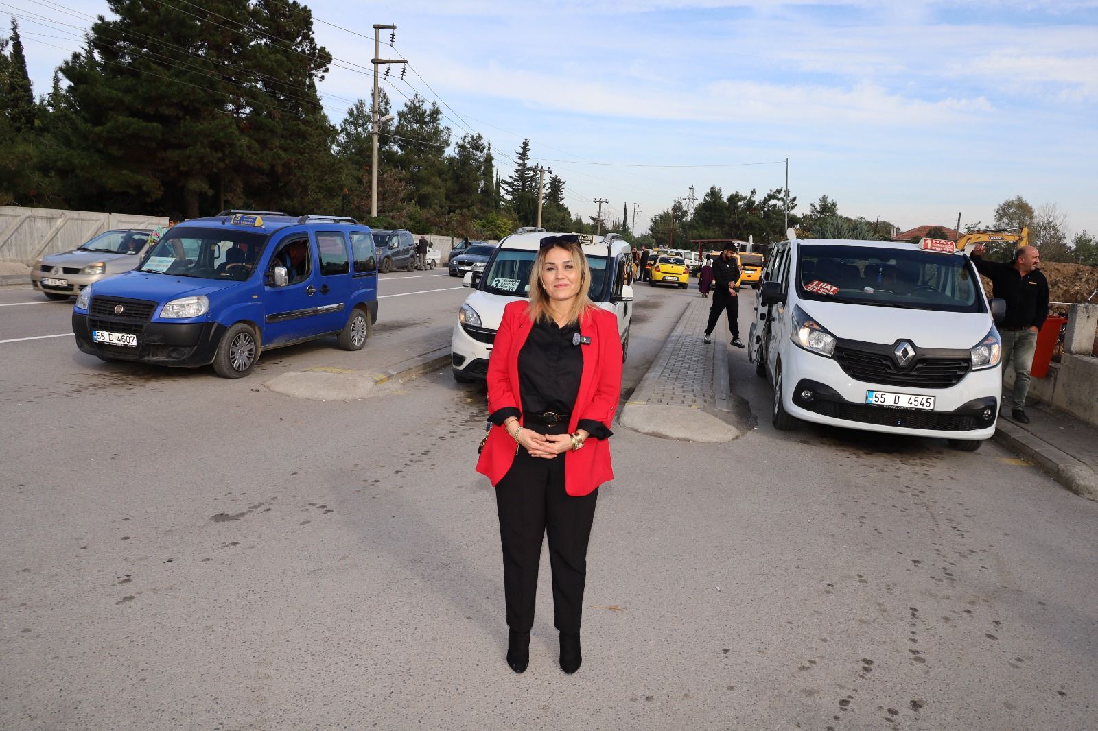 Nurdan Aşcı, Bafra Şoförler Odası Başkanlığı Seçim Çalışmalarına Start Verdi (4)