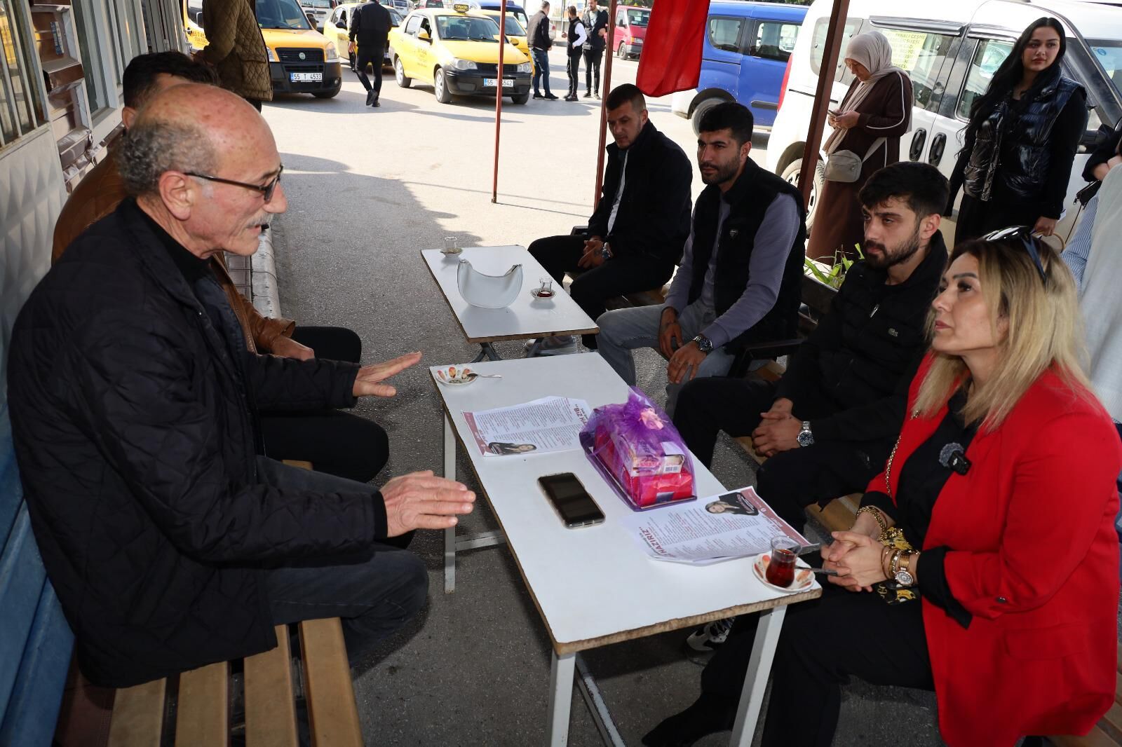Nurdan Aşcı, Bafra Şoförler Odası Başkanlığı Seçim Çalışmalarına Start Verdi (9)