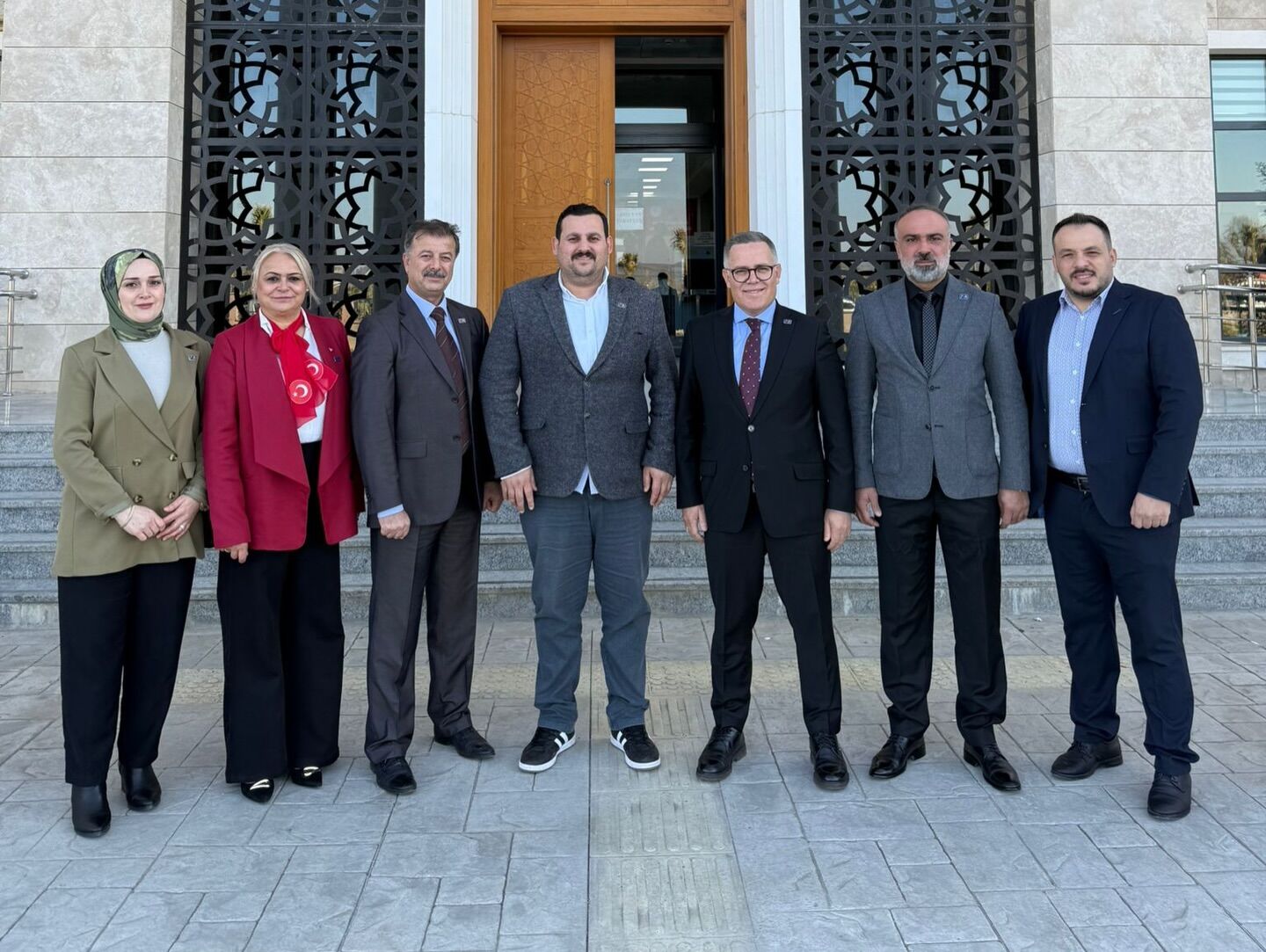 Bafra Anahtar Parti’den; Kaymakam Altınpınar’a Ziyaret (1)