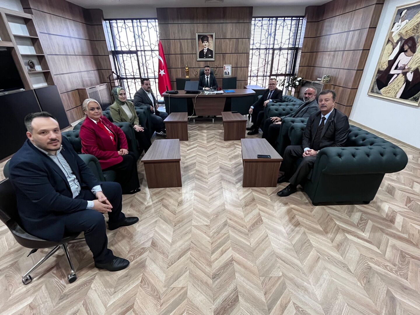Bafra Anahtar Parti’den; Kaymakam Altınpınar’a Ziyaret (2)