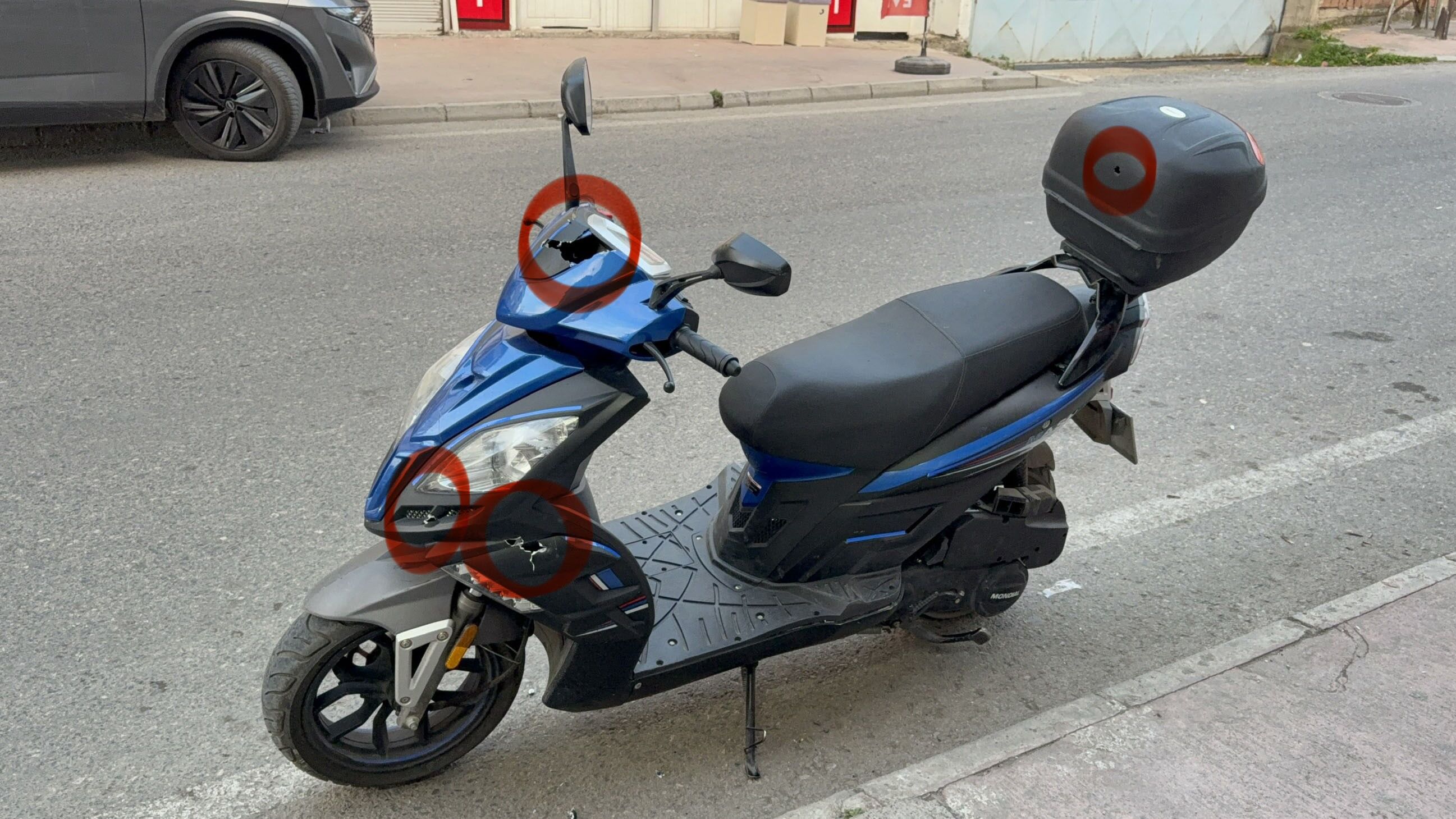 Samsun'da Motosikletteki Gençlere Silahlı Saldırı 2 Yaralı (4)