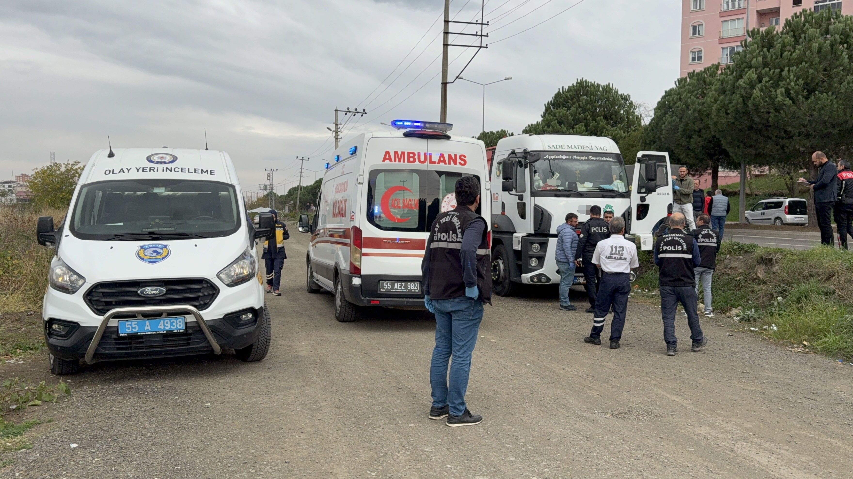 Samsun'da Tanker Sürücüsü Araçta Silahla Vurulmuş Halde Ölü Bulundu (2)
