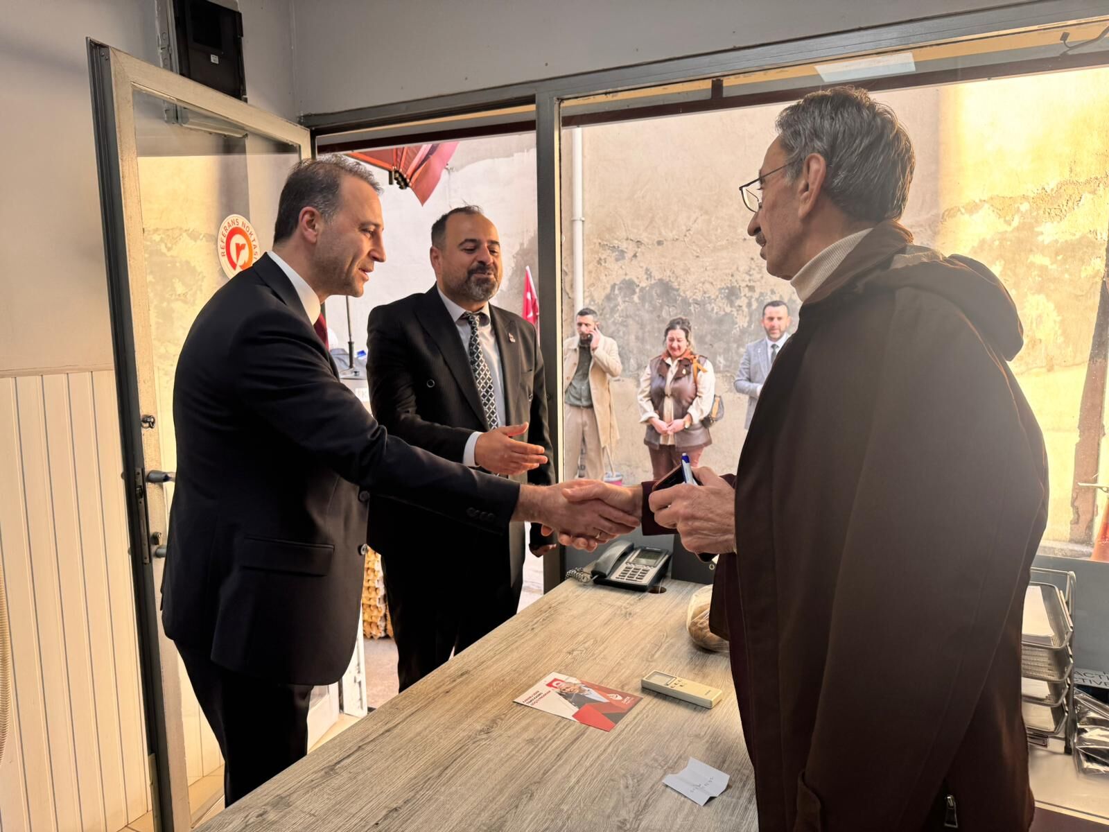 Zafer Partisi Heyeti Bafra Esnafını Dinledi (1)