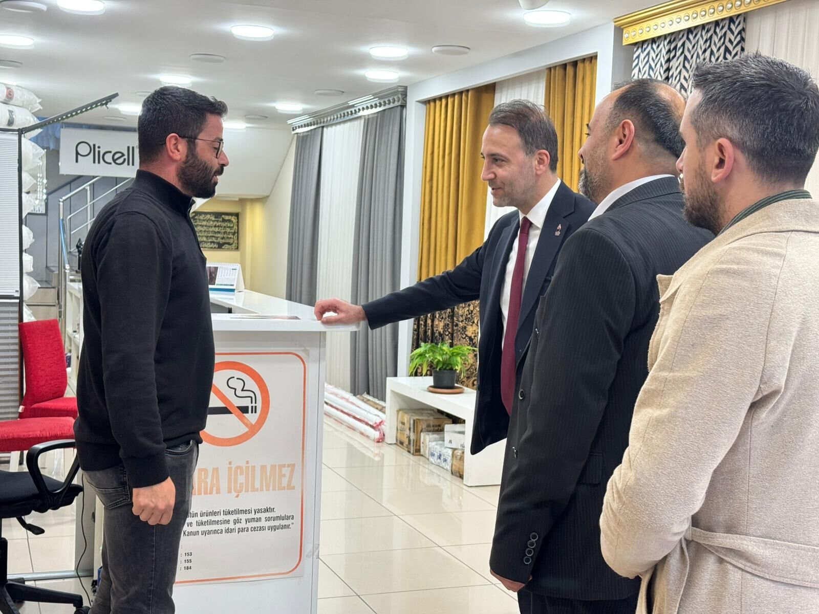 Zafer Partisi Heyeti Bafra Esnafını Dinledi (15)
