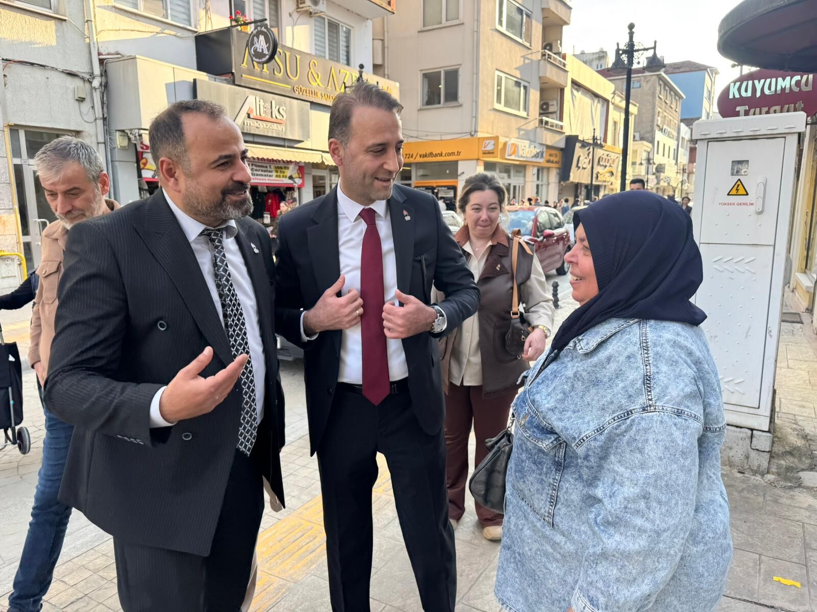 Zafer Partisi Heyeti Bafra Esnafını Dinledi (17)