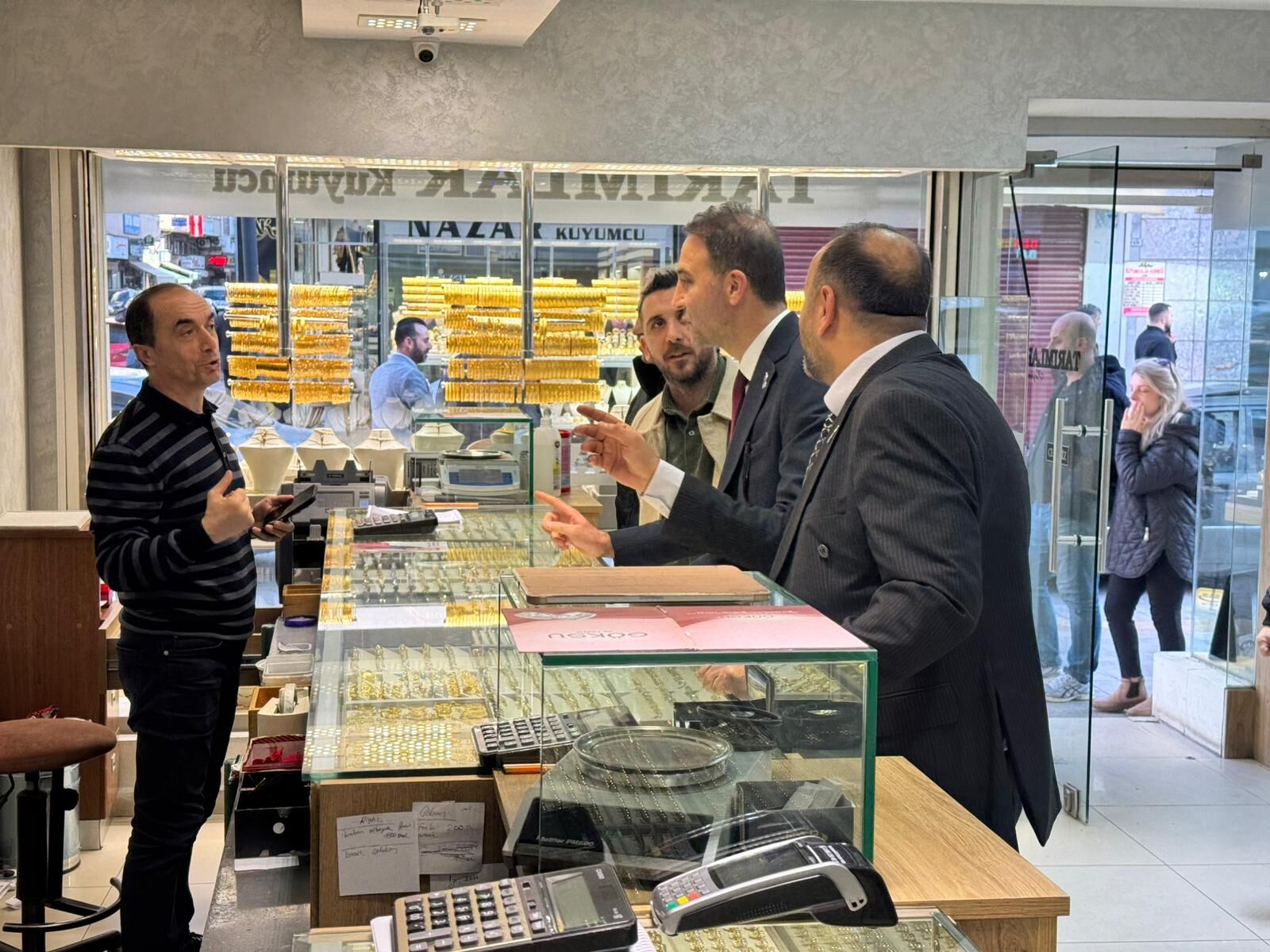Zafer Partisi Heyeti Bafra Esnafını Dinledi (19)