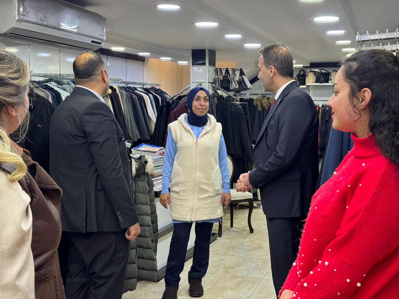 Zafer Partisi Heyeti Bafra Esnafını Dinledi (2)