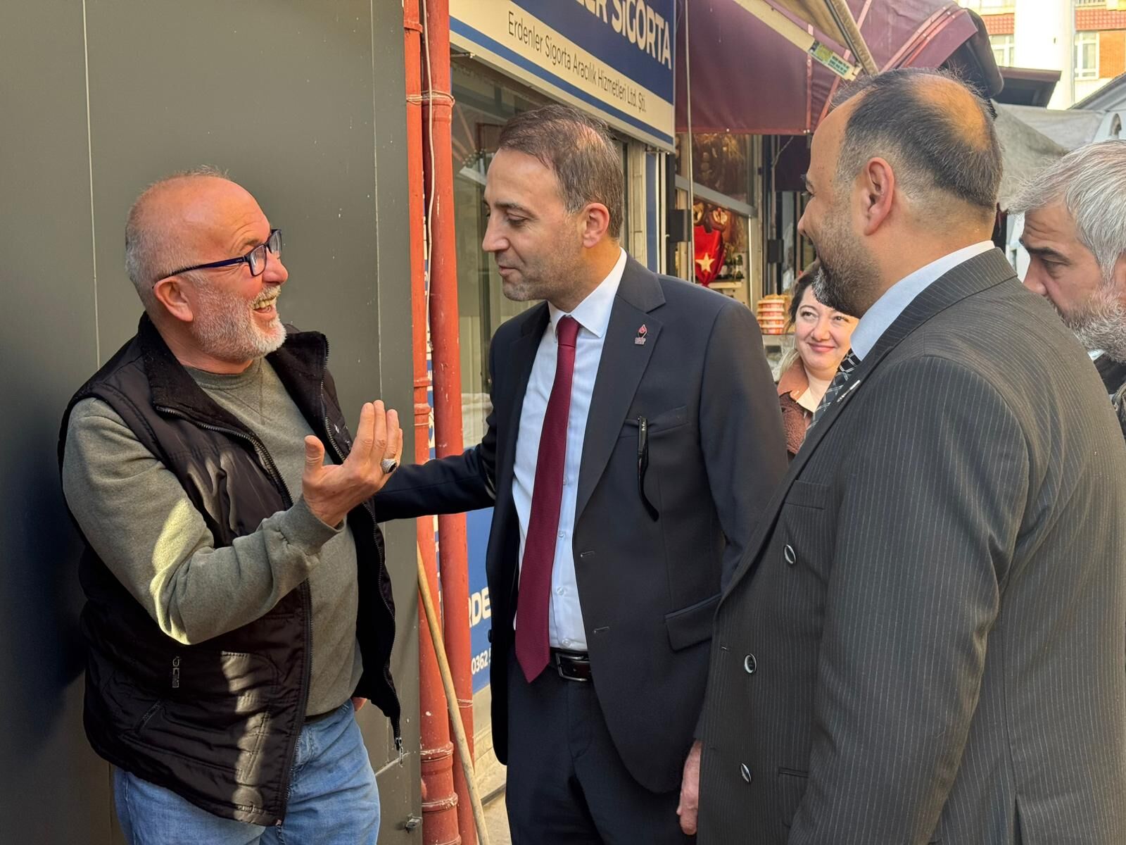 Zafer Partisi Heyeti Bafra Esnafını Dinledi (20)