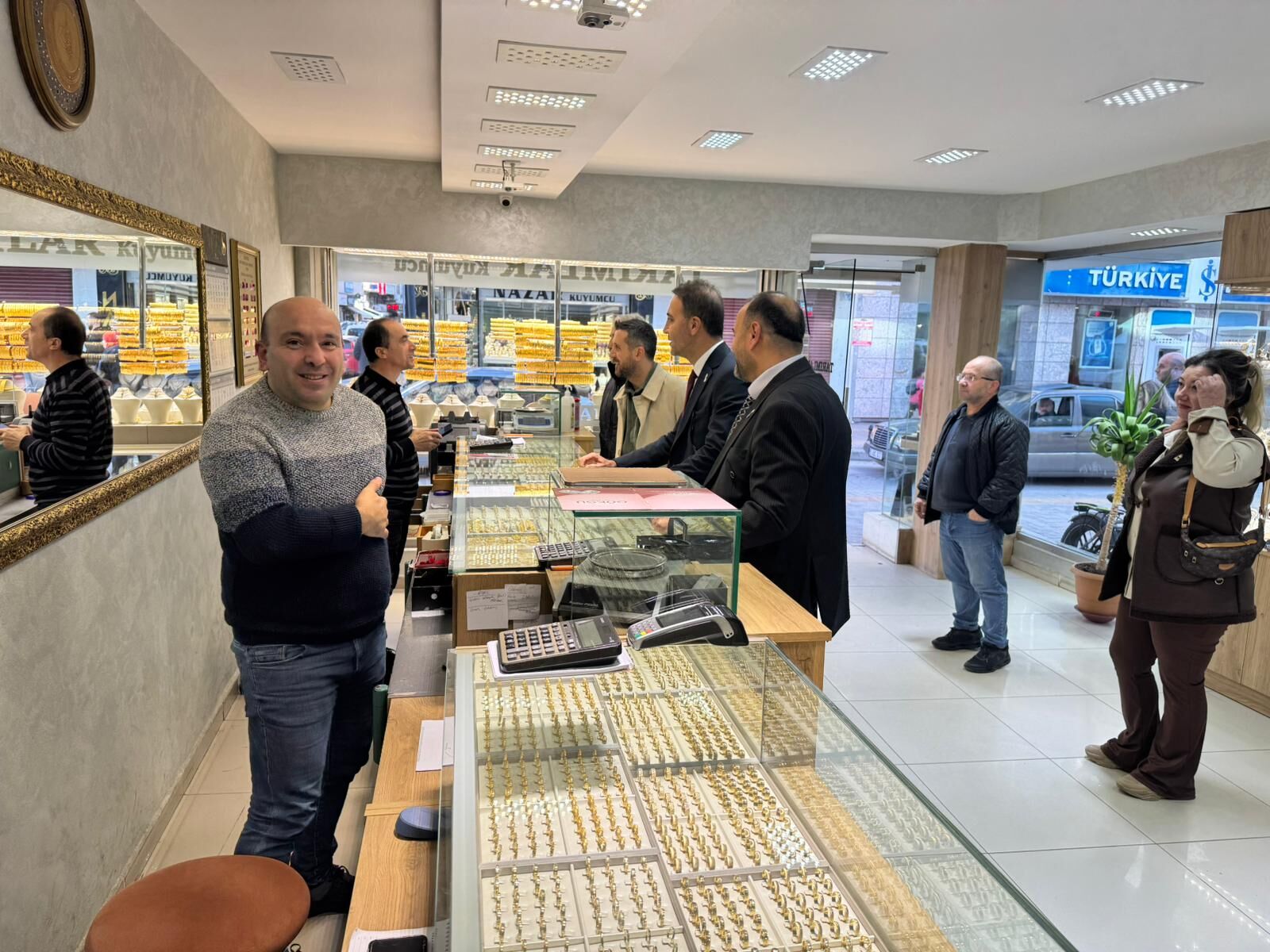 Zafer Partisi Heyeti Bafra Esnafını Dinledi (5)