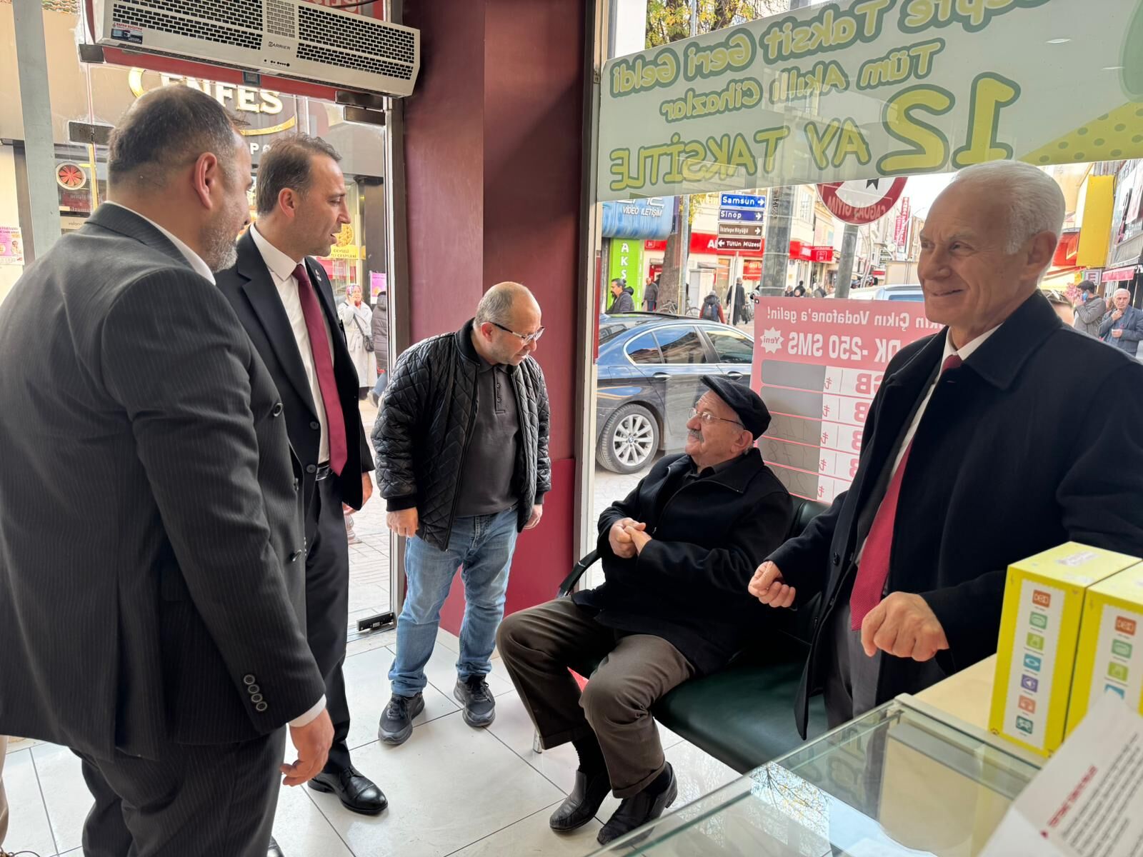Zafer Partisi Heyeti Bafra Esnafını Dinledi (8)