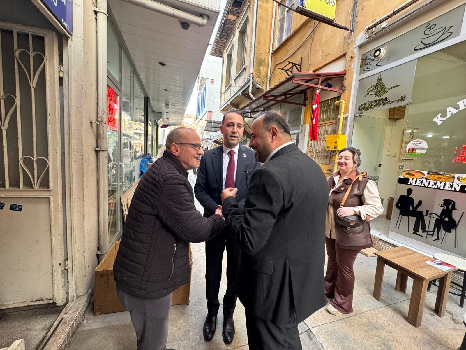 Zafer Partisi Heyeti Bafra Esnafını Dinledi (9)