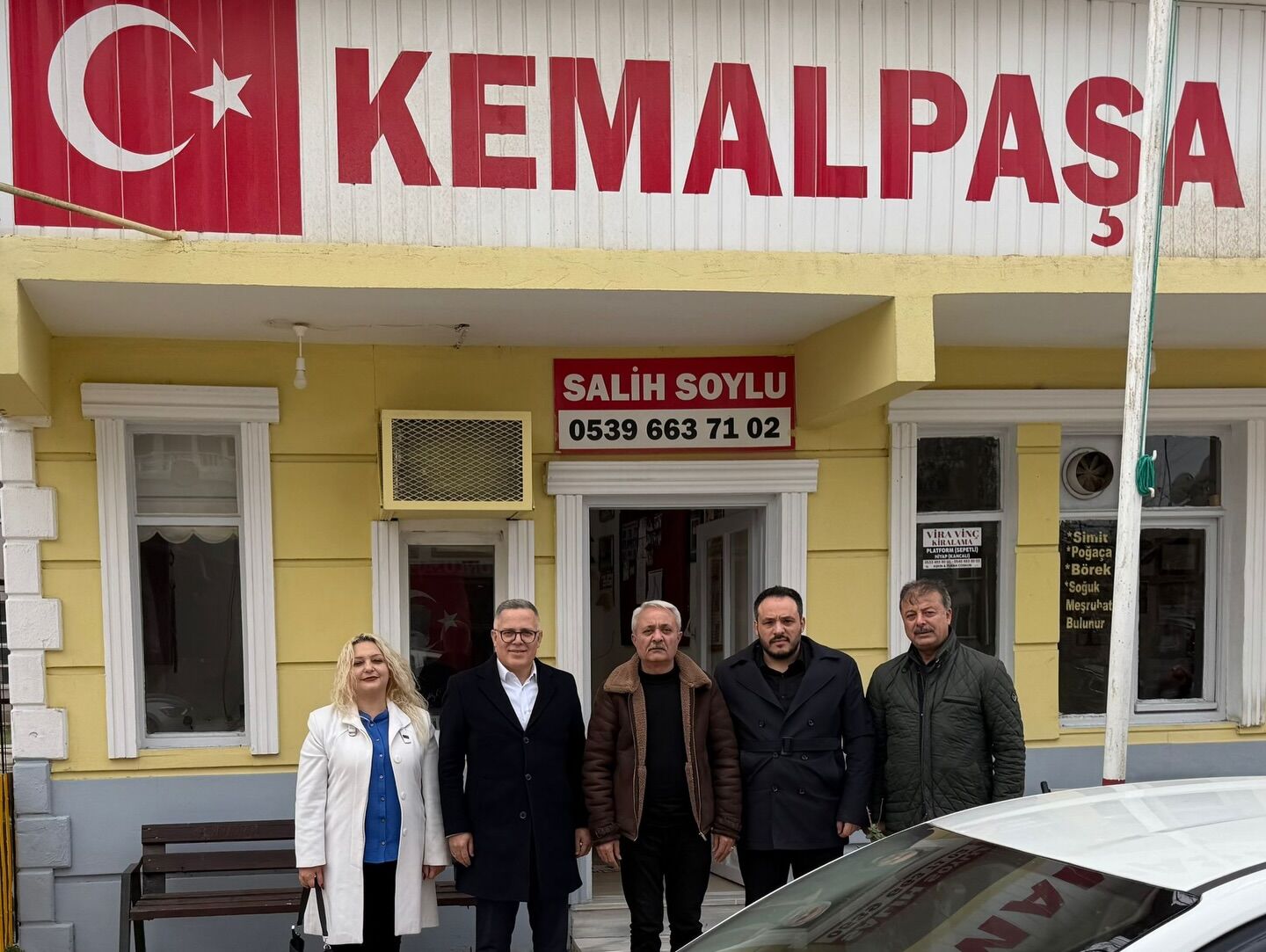 Anahtar Parti Bafra İlçe Teşkilatı’ndan Esnaf Ve Muhtarlara Ziyaret (1)