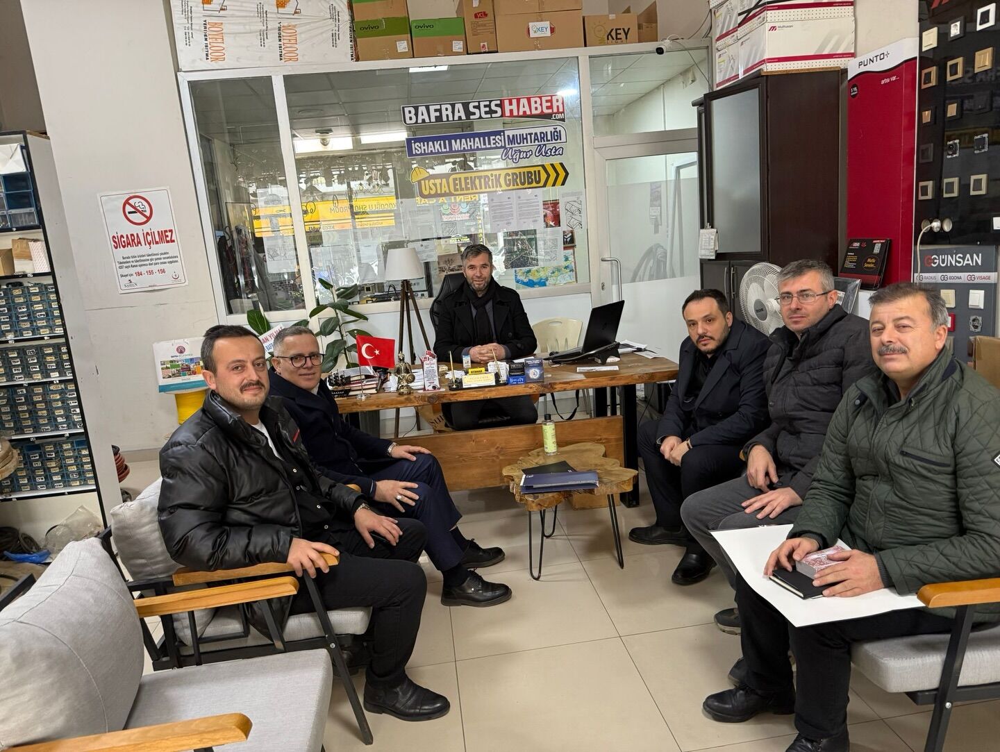 Anahtar Parti Bafra İlçe Teşkilatı’ndan Esnaf Ve Muhtarlara Ziyaret (4)