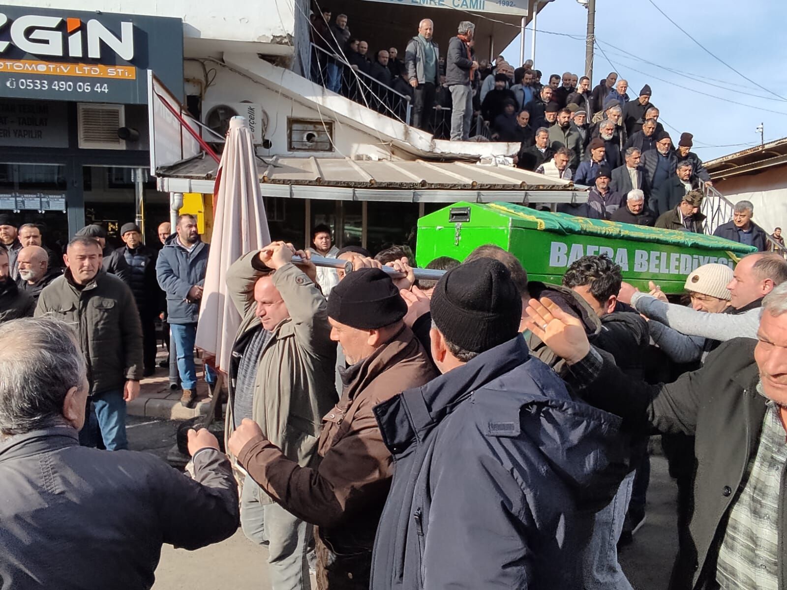 Bafra Pazar Yerleri Eski Oda Başkanı Hüseyin Topuz Son Yolculuğuna Uğurlandı (1)