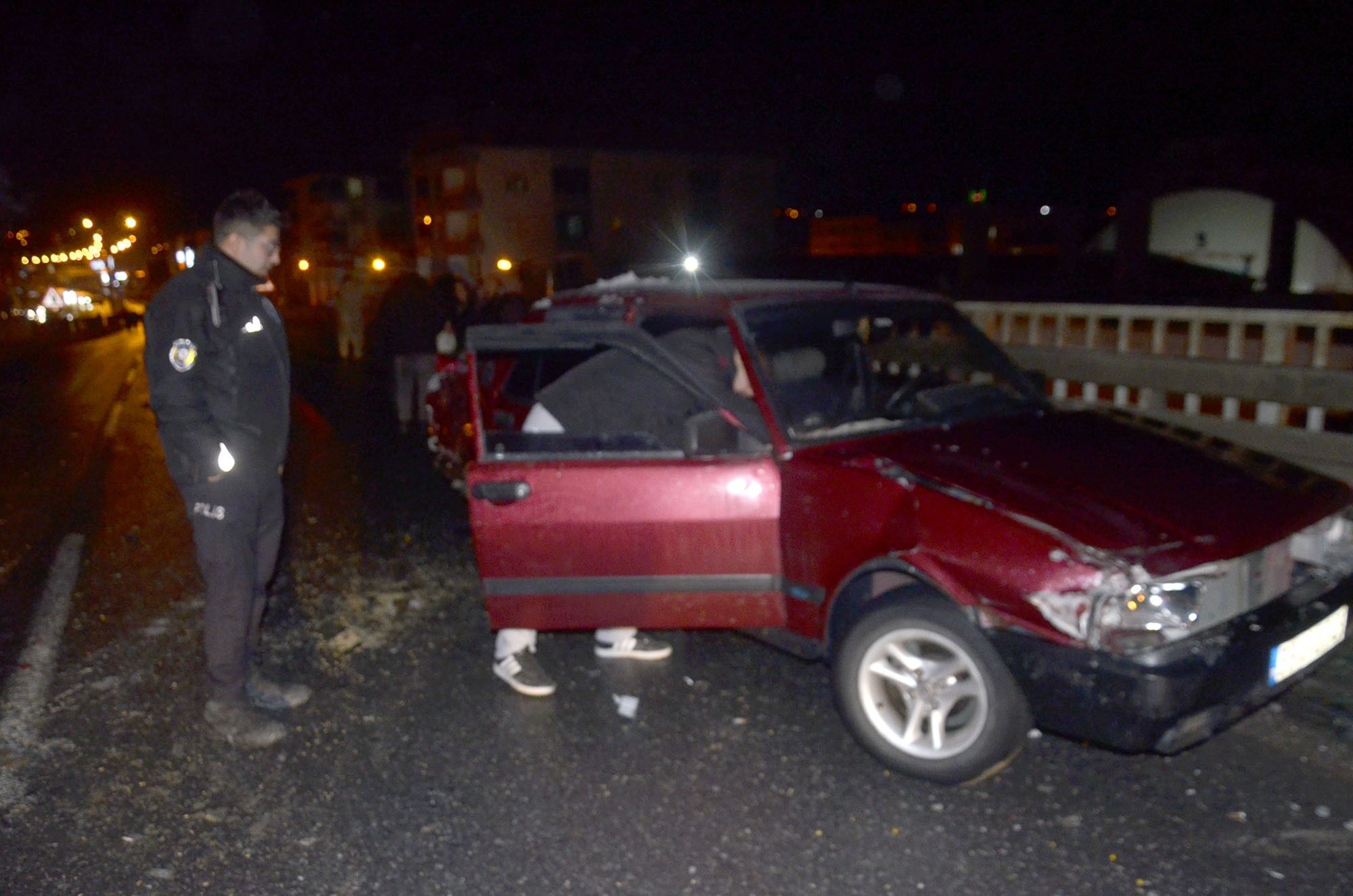 Bafra'da Buzlanma Zincirleme Kazaya Neden Oldu (2)