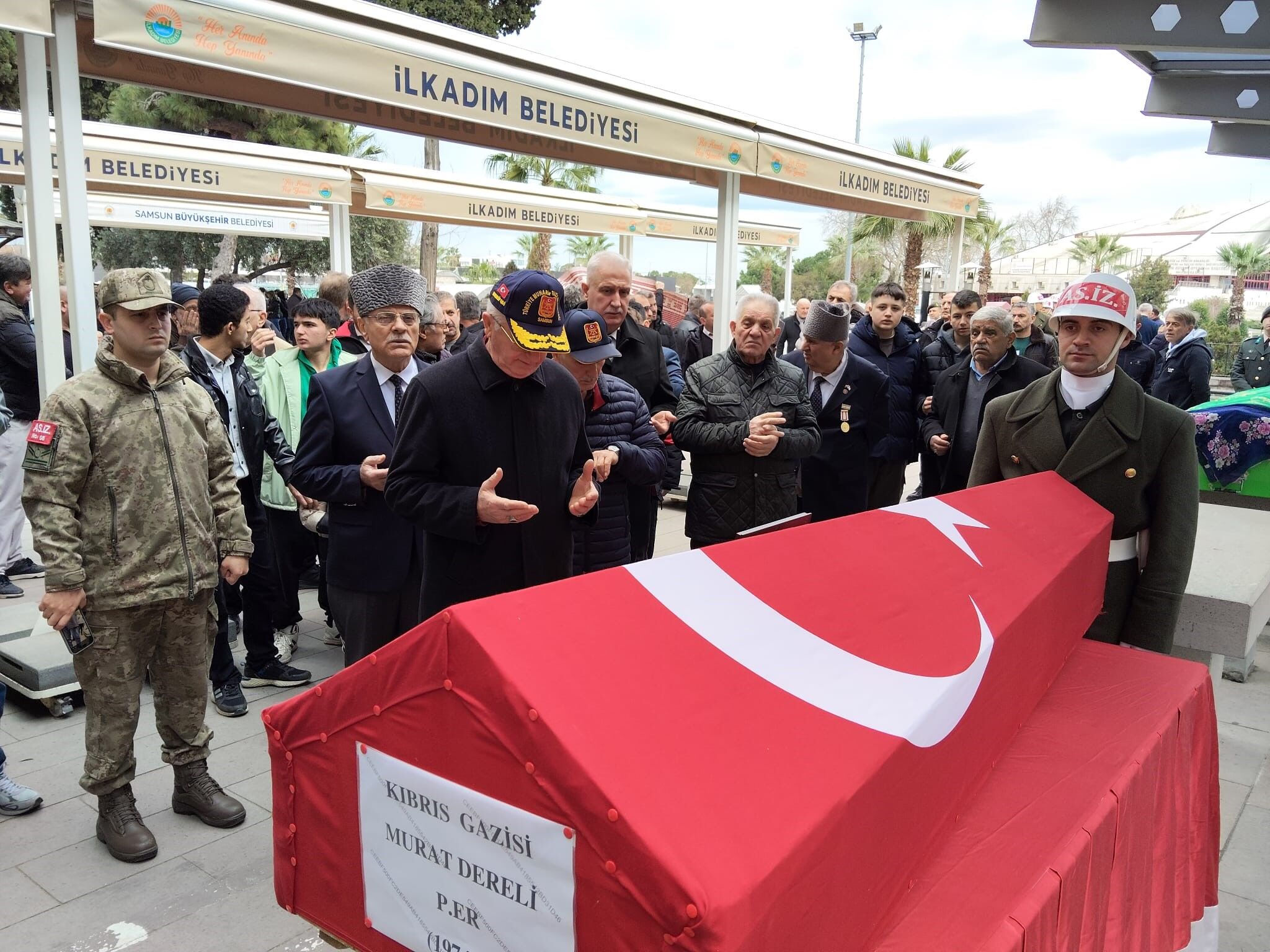 Kıbrıs Gazisi Dereli, Son Yolculuğuna Uğurlandı (3)