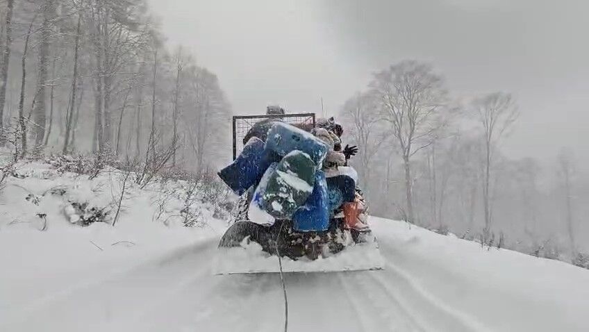 Samsun'da Kar Eğlencesi (4)