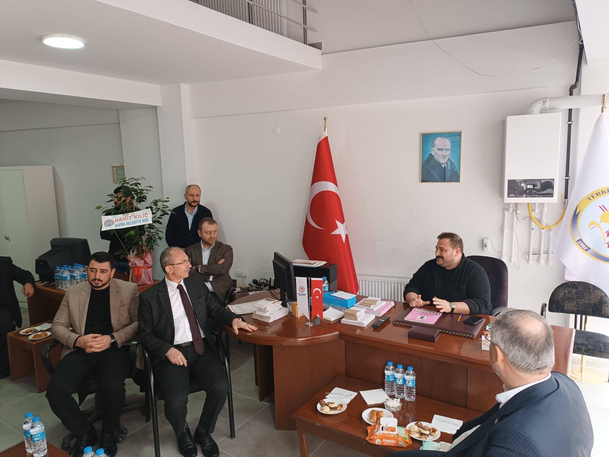 Ak Parti Heyetinden Bafra Fırıncılar Odası’na Hayırlı Olsun Ziyareti (1)