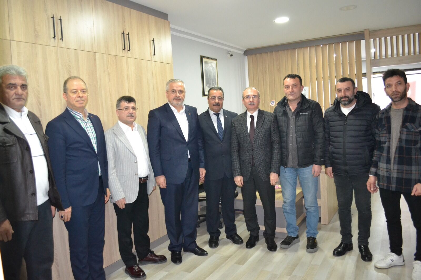 Ak Parti Heyetinden Bafra Kahveciler Odası’na Hayırlı Olsun Ziyareti (1)