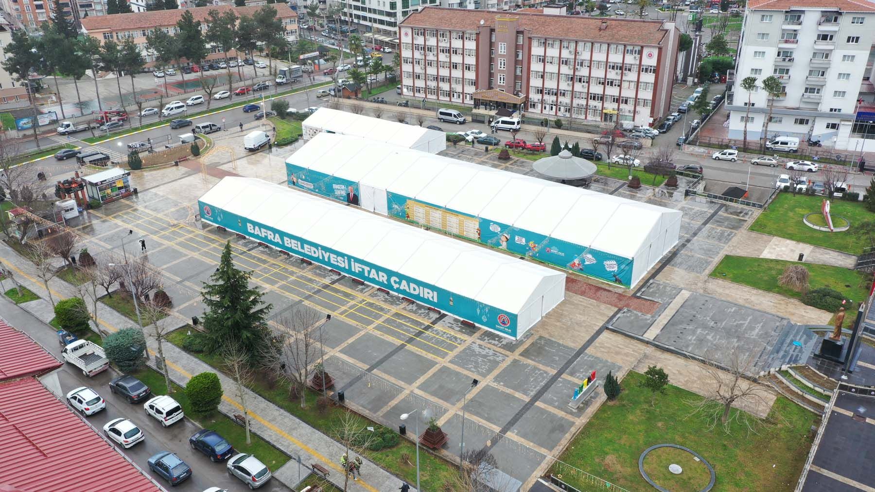 Bafra Beledi̇yesi̇ İftar Çadiri Ramazan’a Hazir (3)