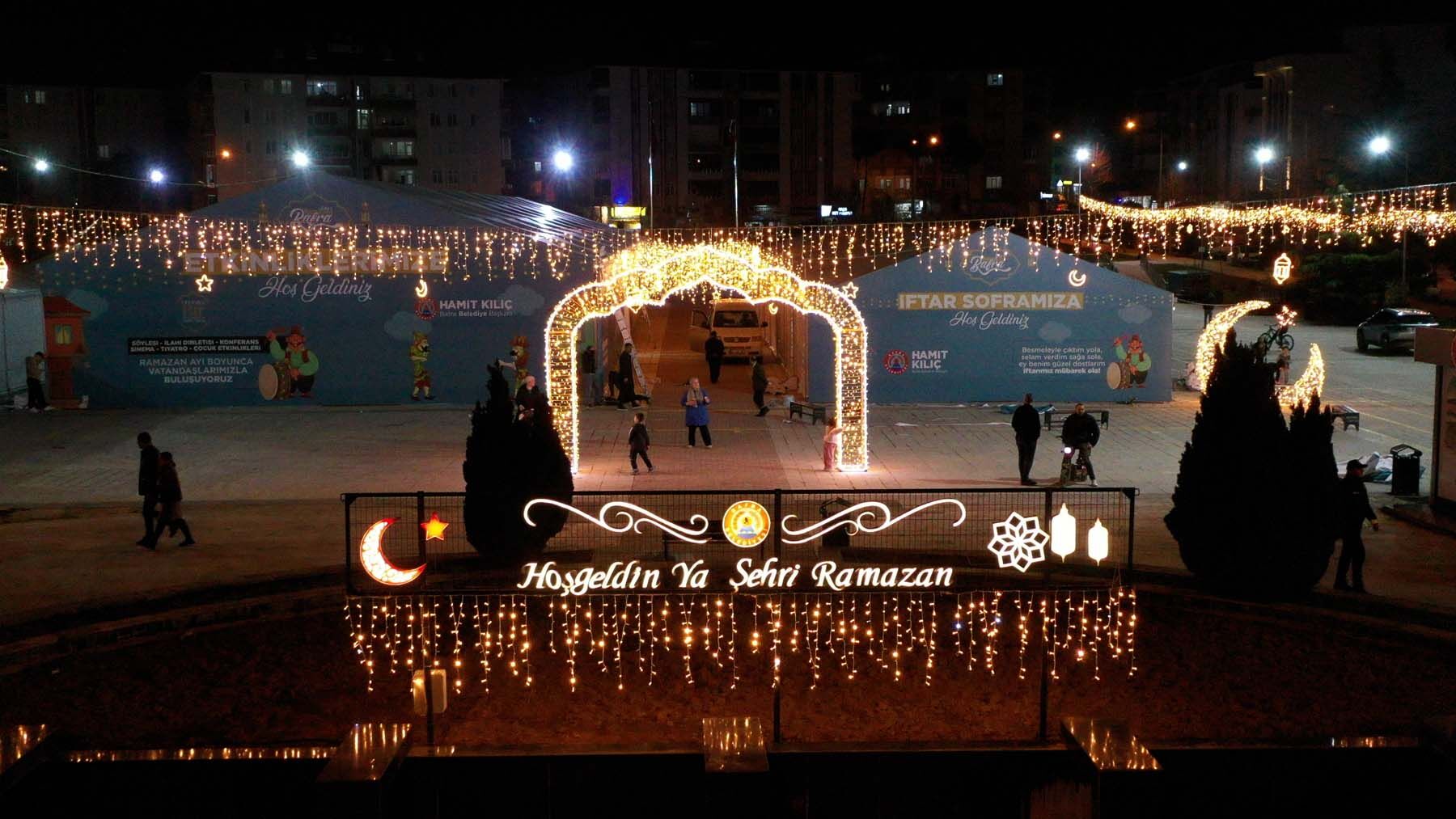 Bafra Beledi̇yesi̇ İftar Çadiri Ramazan’a Hazir (5)
