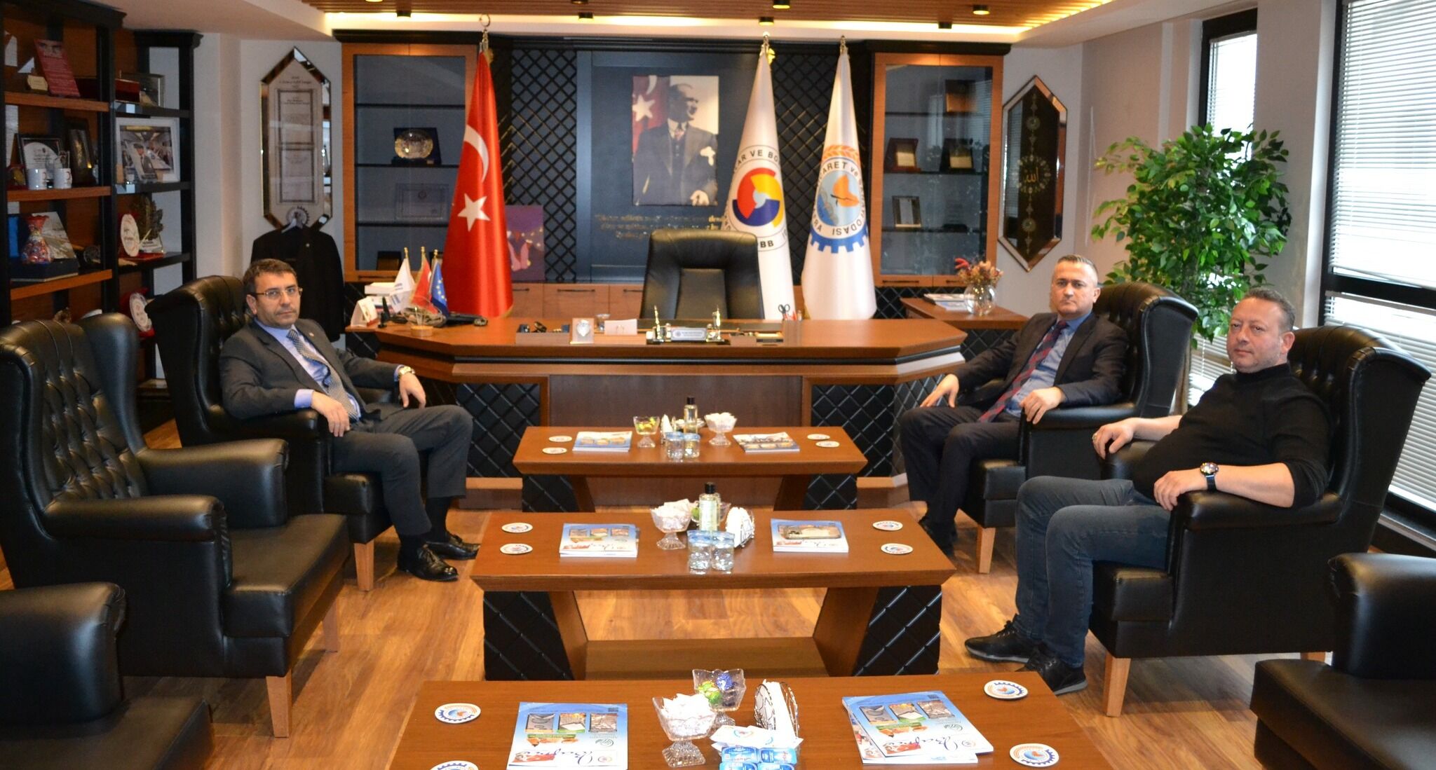 Bafra Ti̇caret Ve Sanayi̇ Odasi’nda Yoğun Zi̇yaret Trafi̇ği̇ (5)