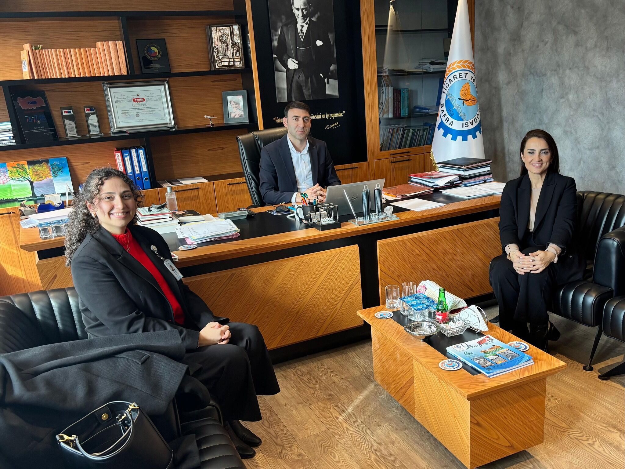 Bafra Ti̇caret Ve Sanayi̇ Odasi’nda Yoğun Zi̇yaret Trafi̇ği̇ (6)