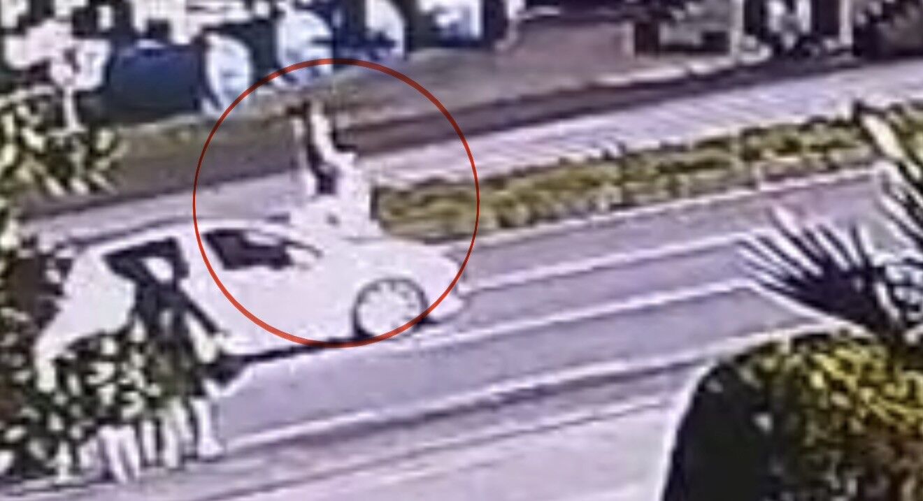 Kızına Kahvaltıya Giderken Feci Son Kaza Anı Güvenlik Kamerasında (5)
