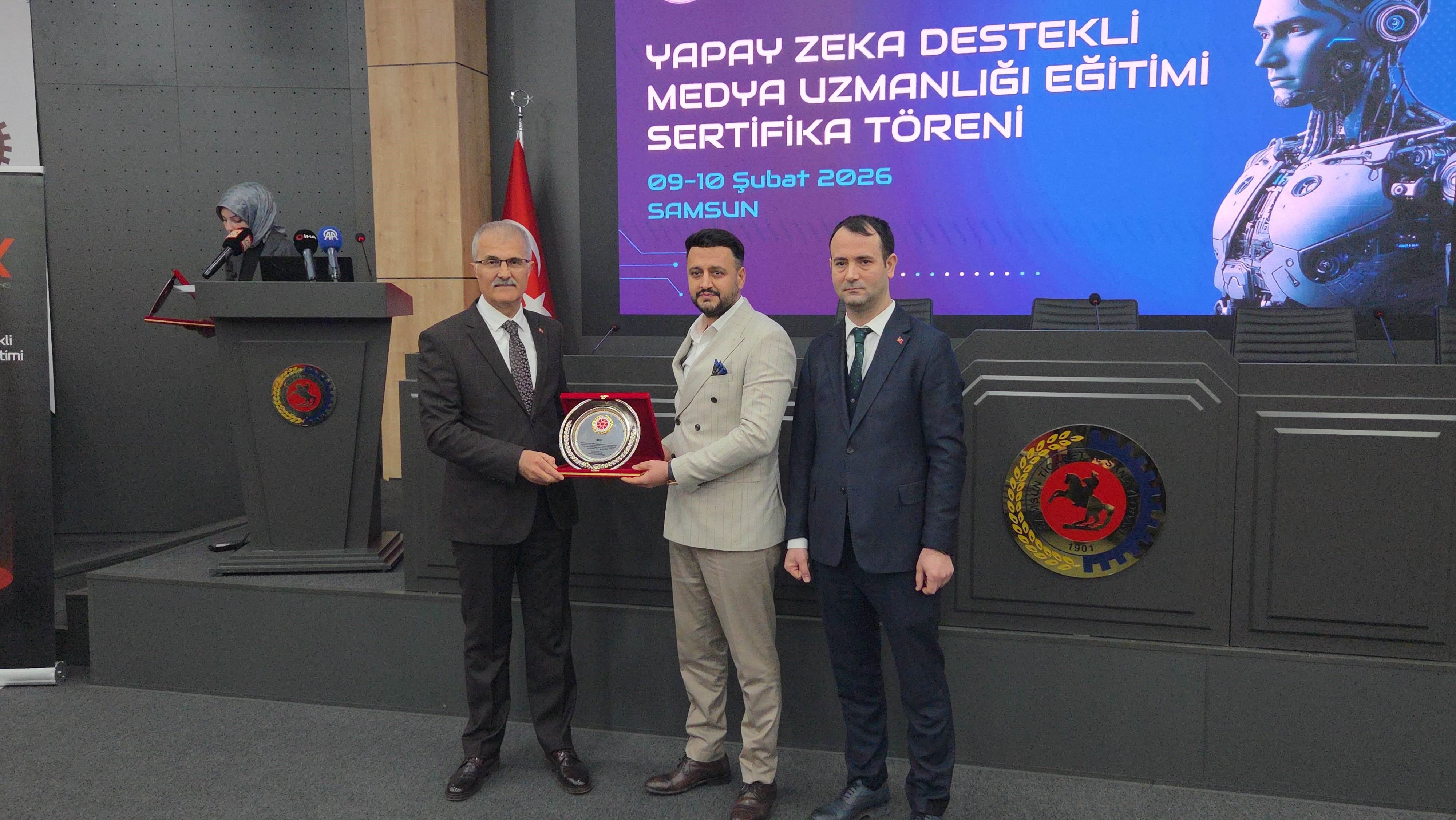 Samsun’da Yapay Zeka Destekli Medya Uzmanlığı Eğitimi Sona Erdi (3)