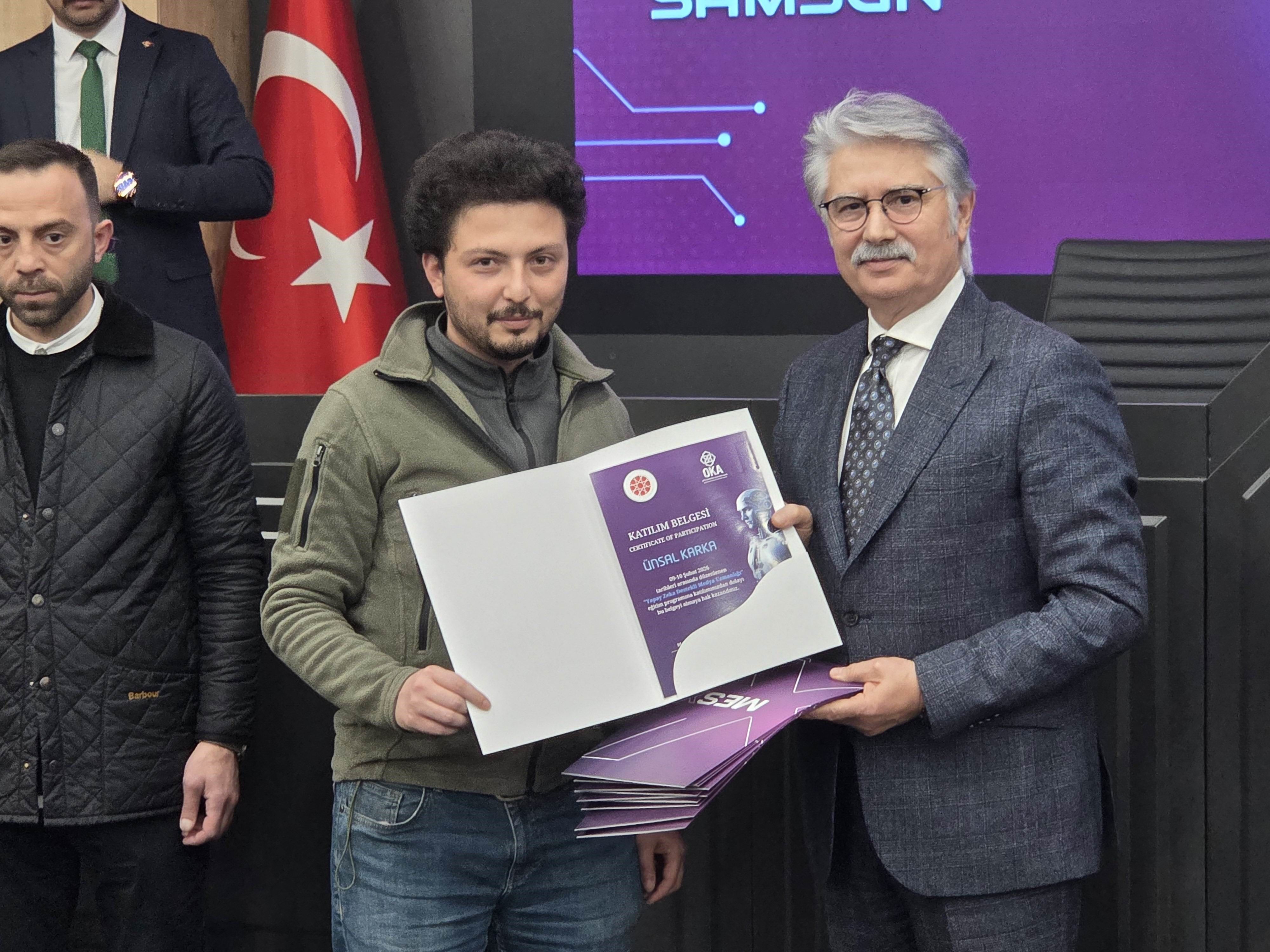 Samsun’da Yapay Zeka Destekli Medya Uzmanlığı Eğitimi Sona Erdi (5)