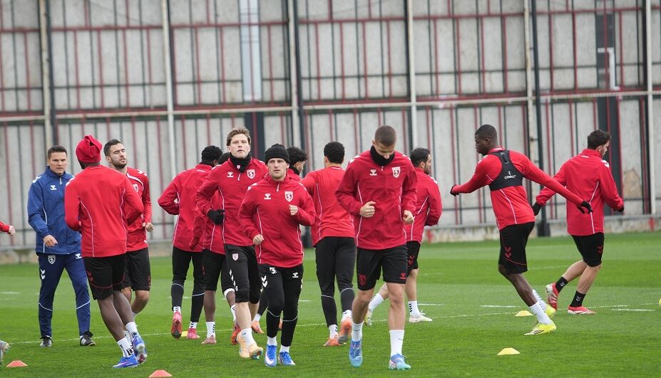 Samsunspor, Shkendija Maçı Hazırlıklarını Tamamladı1