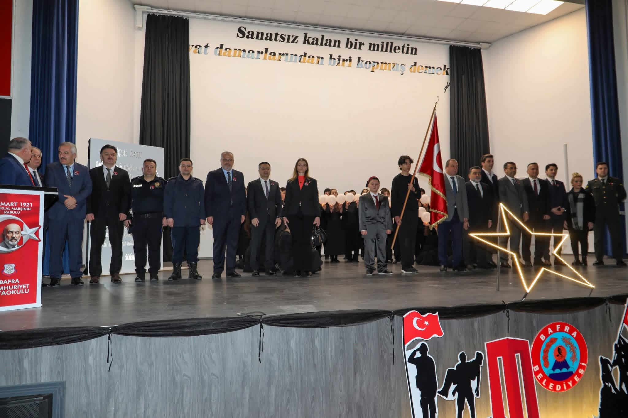 Bafra'da 12 Mart İstiklal Marşı’nın Kabulü Ve Mehmet Akif Ersoy’u Anma Programı Düzenlendi (7)
