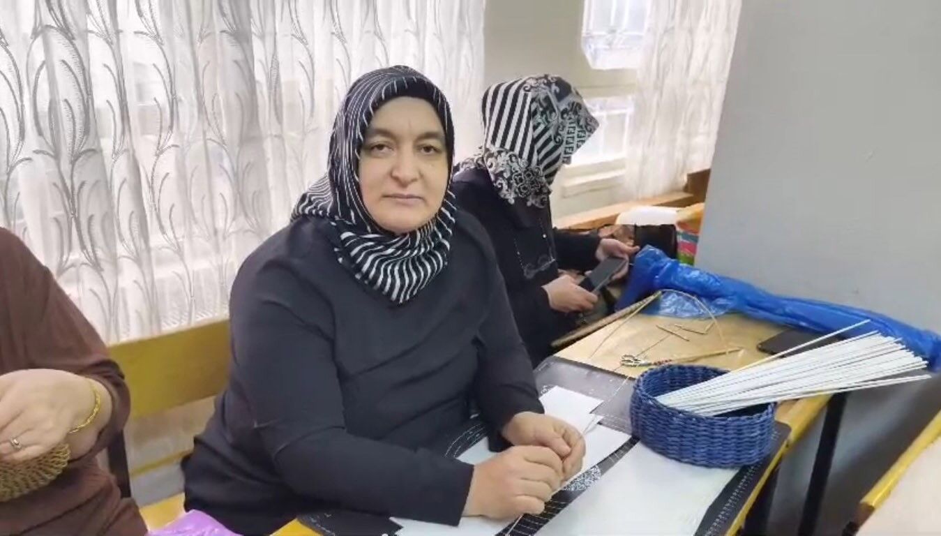 Bafra'da Atık Kağıtlar Sanata Dönüşüyor (4)