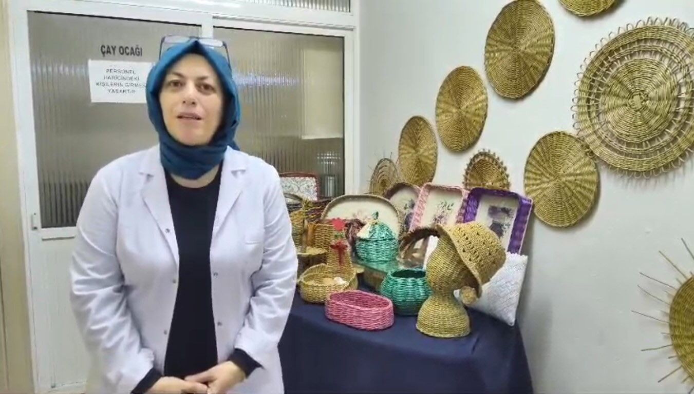 Bafra'da Atık Kağıtlar Sanata Dönüşüyor (5)