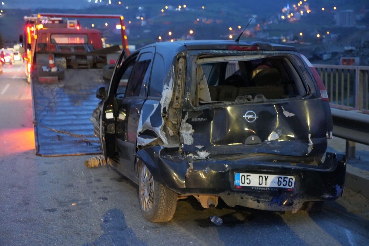 Samsun’da Zincirleme Kaza 6 Yaralı (2)