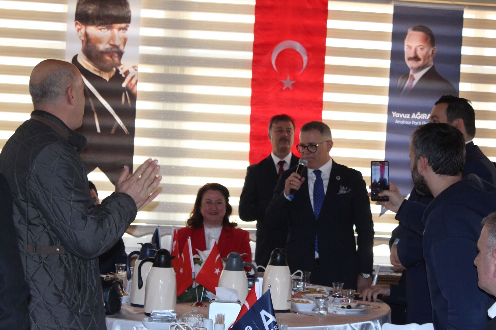 Anahtar Parti Bafra İlçe Teşkilatı Muhtarlar Ve Basın Ile Buluştu (31)