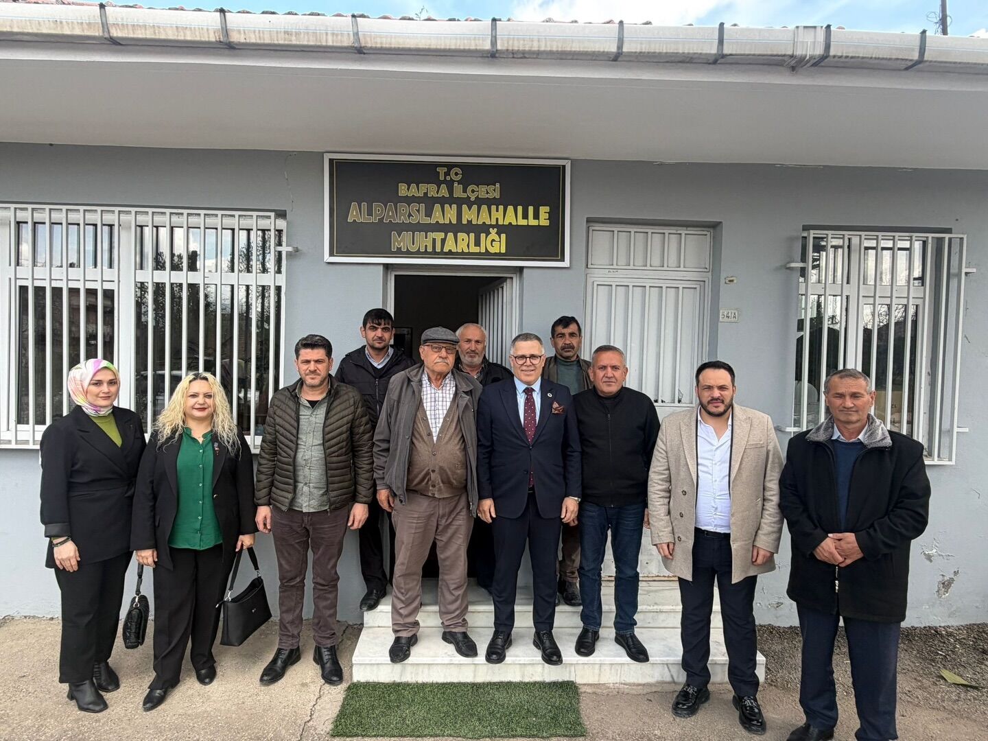 Bafra Anahtar Parti’den; Mahalle Muhtarlarına Ziyaretler (3)