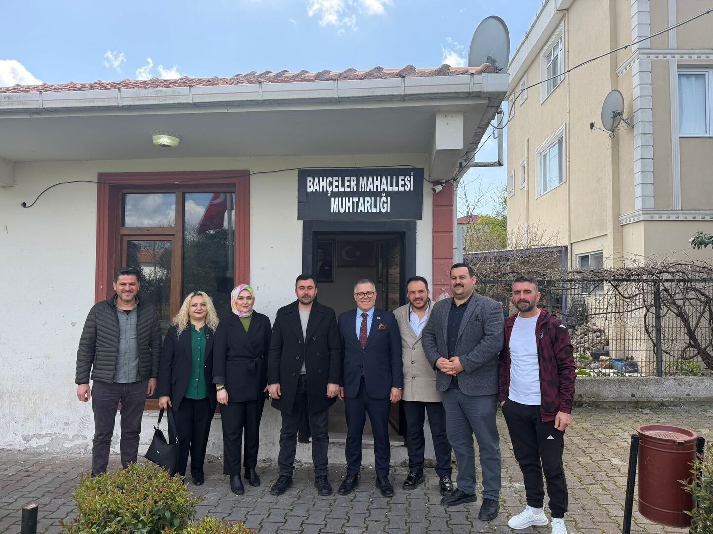 Bafra Anahtar Parti’den; Mahalle Muhtarlarına Ziyaretler (4)