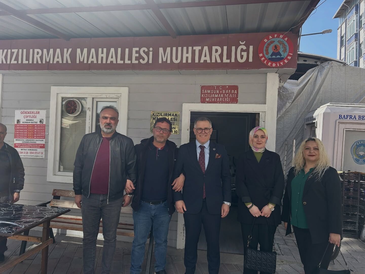 Bafra Anahtar Parti’den; Mahalle Muhtarlarına Ziyaretler (5)